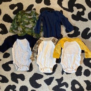 Boys 0-3 month bodysuits